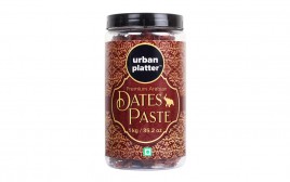 Urban Platter Premium Arabian Dates Paste   Glass Jar  1 kilogram